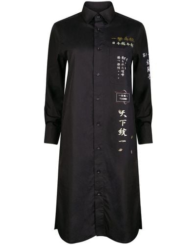 TOKKOU Japanese Cotton S Long-sleeve Shirt In - Black