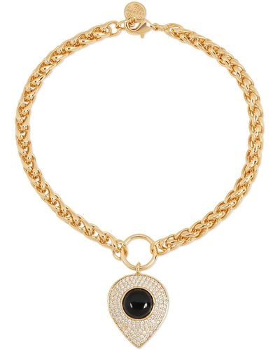 Leeada Jewelry Coronado Bracelet Onyx - Metallic
