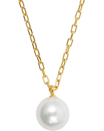 Ora Pearls Orbia Xl Pearl Pendant - Metallic
