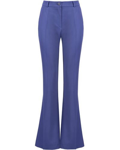 JAAF Tailored Trousers In Persian Indigo - Blue