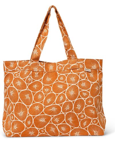 Gyllstad Korall Orange Large Tote Bag