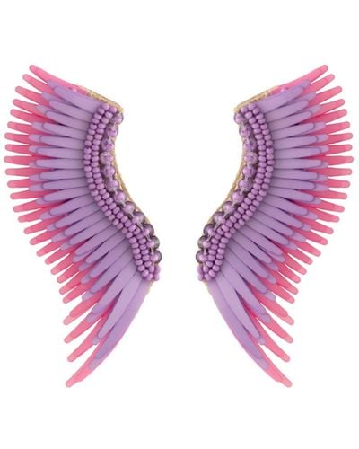 Mignonne Gavigan Midi Madeline Earrings Purple Pink