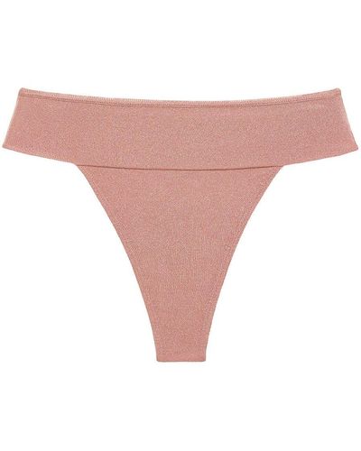 Montce Prima Pink Sparkle Tamarindo Binded Bikini Bottom