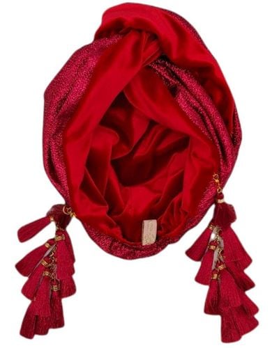 Julia Clancey Magenta Snazzy Chacha Turban - Red