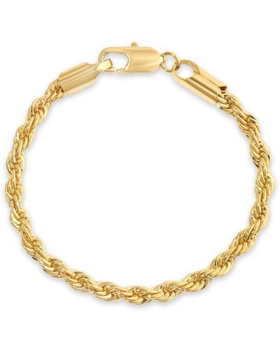 Glamrocks Jewelry Rope Chain Bracelet - Metallic