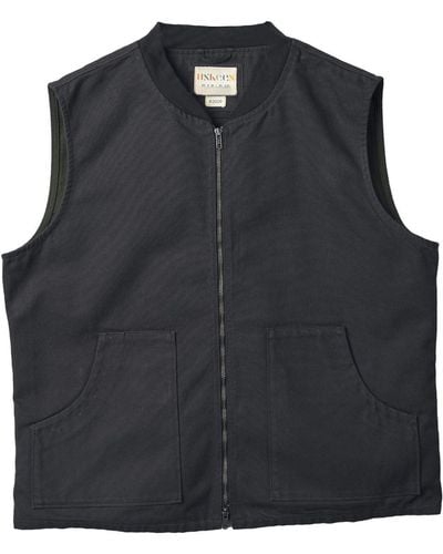 Uskees Canvas Vest With Patch Pockets - Blue