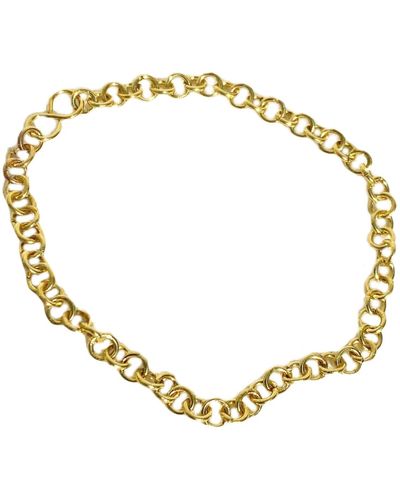 Lily Flo Jewellery Stardust Threemm Chain Link Bracelet - Metallic