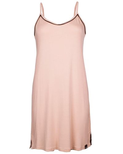 Pretty You London Bamboo Chemise Nightdress In Pink