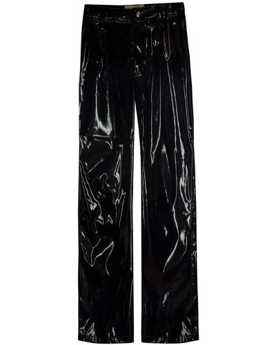 Paloma Lira Plastic Trousers - Black
