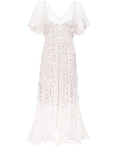 LA FEMME MIMI The Primavera Dress - White