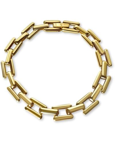 Anisa Sojka Square Link Bracelet - Metallic