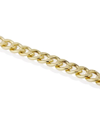 Essentials Thick Cuban Chain Bracelet - Metallic