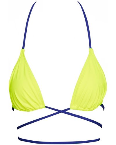 Noire Swimwear Tanning Neon Yellow Top