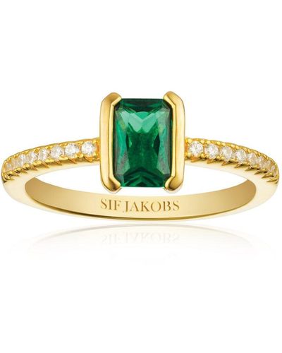 Sif Jakobs Jewellery Green Ring Roccanova Piccolo - Metallic