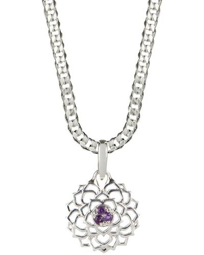 Charlotte's Web Jewellery Crown Chakra Necklace - Metallic