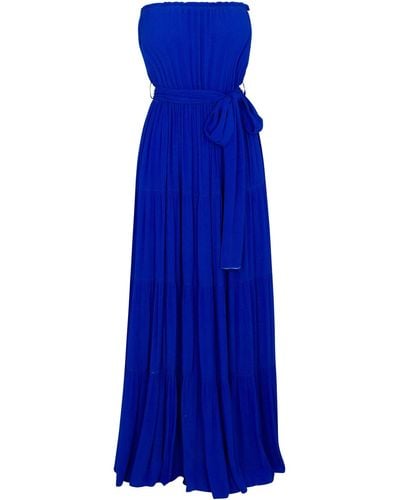 Meghan Fabulous Makena Maxi Dress - Blue