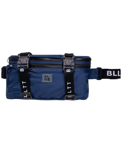 Balletto Athleisure Couture Elastic Band Blltt Fanny Pack Blu Navy Scuro - Blue