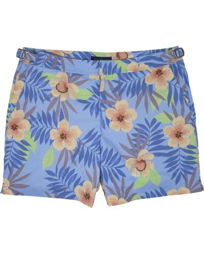 lords of harlech Pool Farm Floral Blue