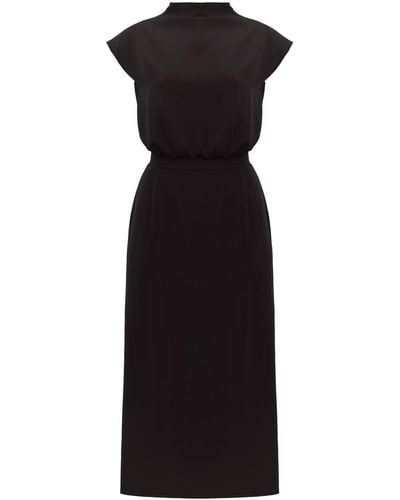 UNDRESS Tessa Elegant Kimono Sleeves Cocktail Dress - Black