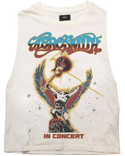 Other Aerosmith Live In Concert Vintage Tank - White