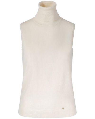 tirillm "alicia" Sleeveless Merino Wool Top - White
