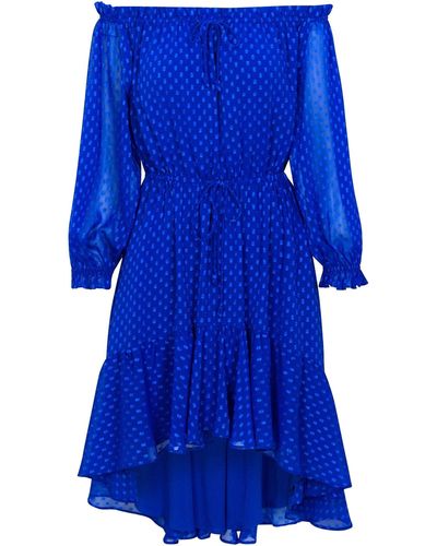 Meghan Fabulous Keiko Midi Dress - Blue