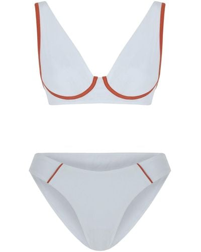 Selia Richwood Magnesite Bikini - White