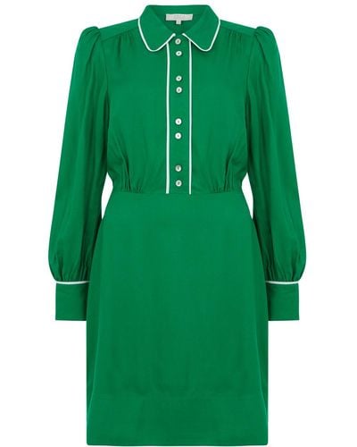 Mirla Beane Eleanor Mini Dress - Green