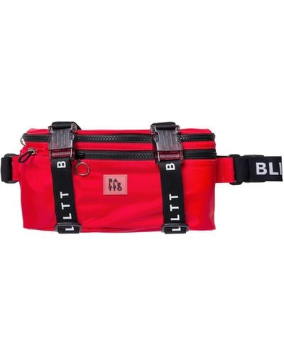 Balletto Athleisure Couture Elastic Band Blltt Fanny Pack Fragola - Red