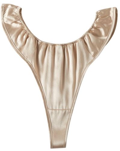Ruby Pure Mulberry Silk French Cut Panties, High Waist