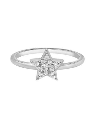 Miki & Jane Cali Diamond Star Ring - Metallic