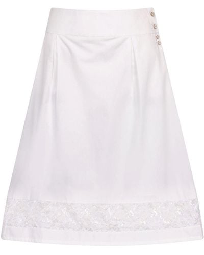 Sophie Cameron Davies Cotton Skirt - White