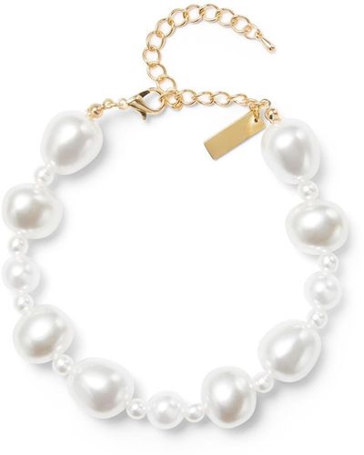 Undefined Jewelry For Pearls Four Pearls Bracelet Mmrz - Metallic