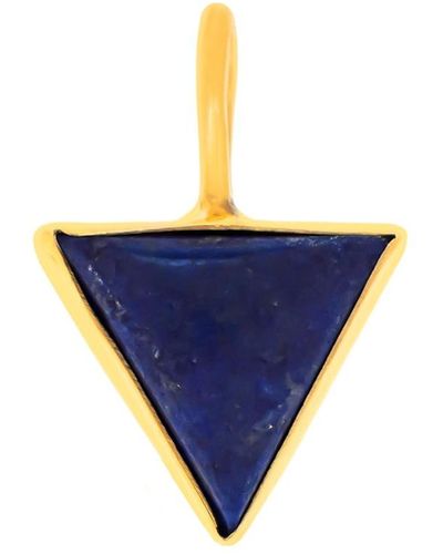 Bonjouk Studio Triangle Lapis Lazuli Charm - Blue