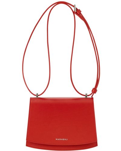 MARHEN.J Apple Leather Shoulder Bag - Red