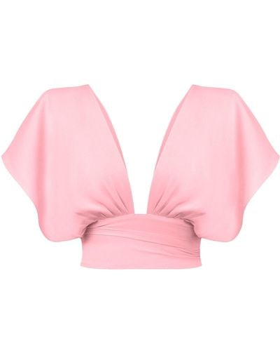 Lily Phellera Amber Top In Washed Rose - Pink