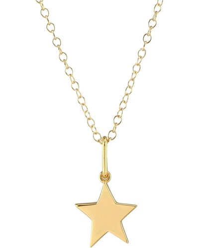 Kris Nations Star Charm Necklace Vermeil - Metallic