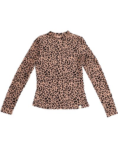Greatfool Leopard Lace Long Sleeve - Brown