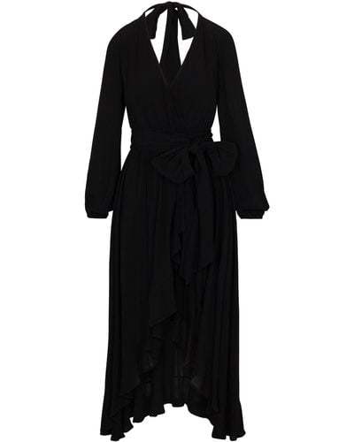 Meghan Fabulous Meadow Maxi Dress - Black