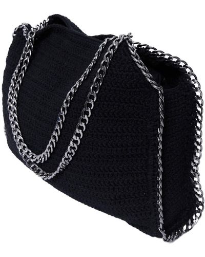 N'Onat Chain Crochet Bag In - Black