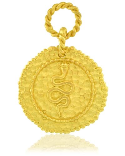 Arvino Pratapgari Snake Coin Charm - Yellow