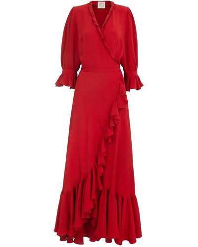 Planet Loving Company The Wrap Dress - Red