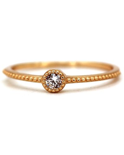 VicStoneNYC Fine Jewelry Antique Natural Diamond Rose Solid Gold Ring