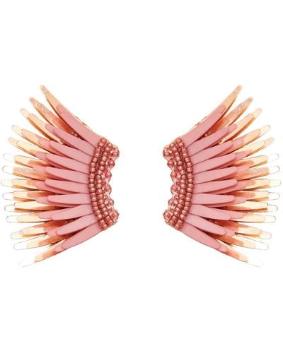 Mignonne Gavigan Mini Madeline Earrings Blush Rose Gold - Pink