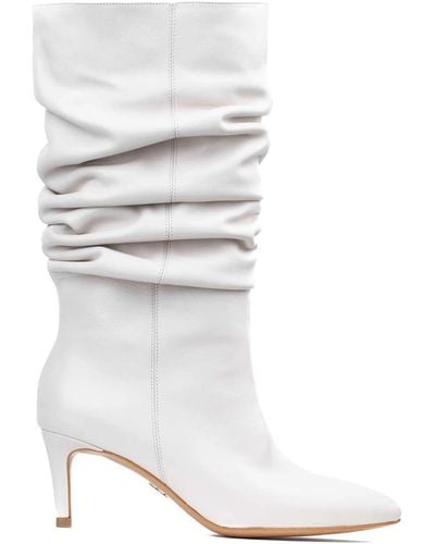 Ginissima Butter Leather Eva Boots - White