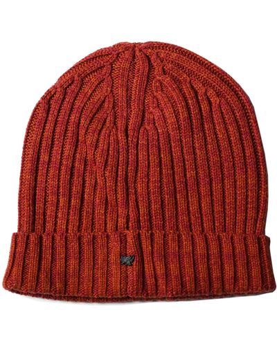 lords of harlech Bob Beanie In Rust - Red