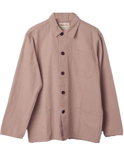 Uskees Buttoned Overshirt - Pink