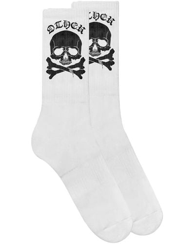 Other Skull & Crossbones Socks - White