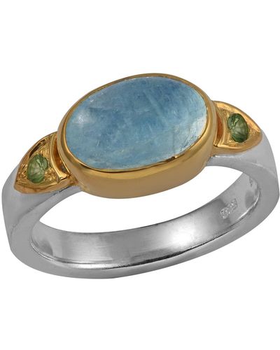 Emma Chapman Jewels Bathsheba Aquamarine Ring - Blue