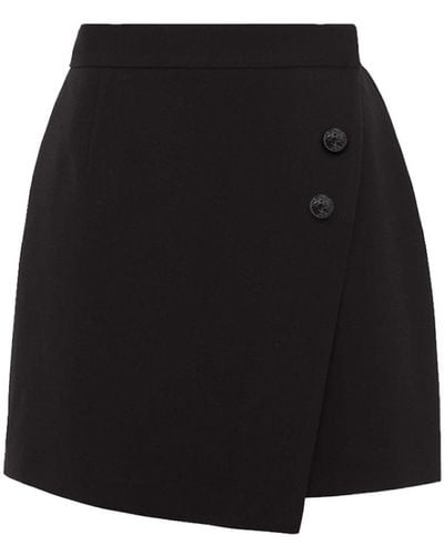 Blvck Paris Blvck Mini Wrap Skirt - Black